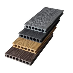 Embossed Woodgrain Composite Decking Boards 3600mm (Round Hole)